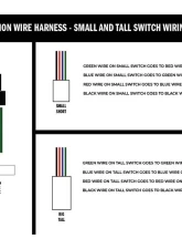 Cali Raised LED Dual Function Light Bar Tall Wiring Harness                                     - CR2446 - Image 5