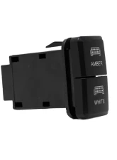 Cali Raised LED Dual Function Toyota OEM Style "Amber & White" Tall Style Switch 39470328217642                                     - CR2382 - Image 2