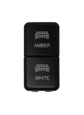 Cali Raised LED Dual Function Toyota OEM Style "Amber & White" Tall Style Switch 39470328217642                                     - CR2382 - Image 3