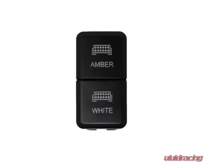 Cali Raised LED Dual Function Toyota OEM Style "Amber & White" Tall Style Switch 39470328217642 - CR2382