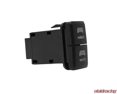 Cali Raised LED Dual Function Toyota OEM Style "Amber & White" Small Style Switch - CR2381