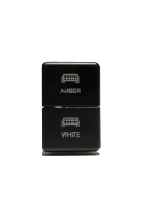 Cali Raised LED Dual Function Toyota OEM Style "Amber & White" Small Style Switch                                     - CR2381 - Image 3