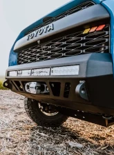 Cali Raised LED Small Blue Stealth Bumper Light Bar w/ 32" LED Bar Spot Beam Toyota 4Runner 2014+                                     - CR3767 - Image 9