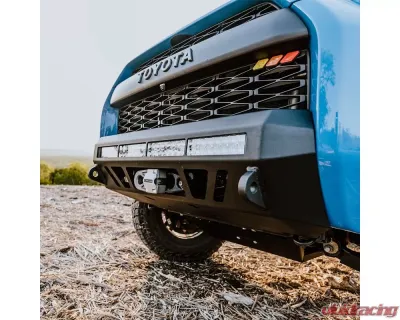 Cali Raised LED Small Blue Stealth Bumper Light Bar w/ 32" LED Bar Spot Beam Toyota 4Runner 2014+ - CR3767