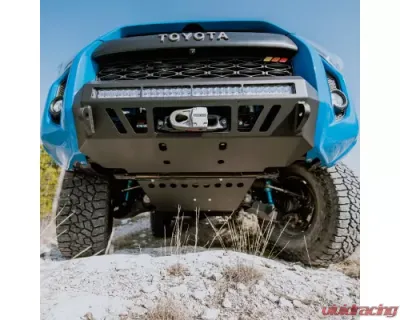 Cali Raised Front Skid Plate Aluminum/Raw Toyota 4Runner 2014-2024 - CR3804