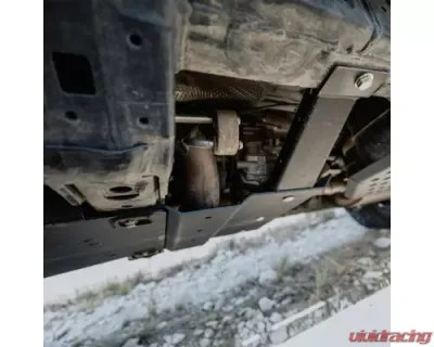 Cali Raised Transfer Skid Plate Aluminum/Raw Toyota 4Runner 2014-2024 - CR3807