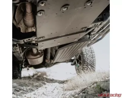 Cali Raised Transfer Skid Plate Aluminum/Raw Toyota 4Runner 2014-2024 - CR3807