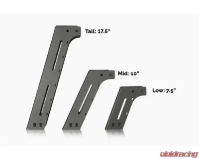 Cali Raised LED Overland Bed Rack Long Bed Mid Height Rack Toyota Tundra 2014-2021 - 3.06E+13