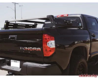 Cali Raised LED Overland Bed Rack Long Bed Mid Height Rack Toyota Tundra 2014-2021 - 3.06E+13