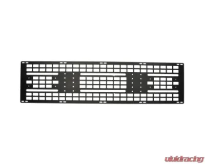 Cali Raised LED MOLLE Panel for Prinsu Roof Rack Black Semi Gloss Powdercoat - 3.16E+13