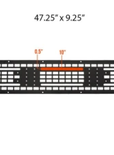 Cali Raised LED  Roof Rack Mounted MOLLE Gear Panel                                     - 3.16E+13 - Image 2