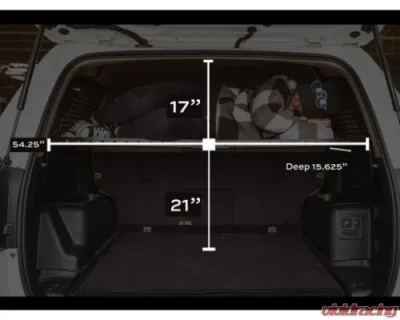 Cali Raised LED Interior Rear MOLLE Panel 3rd Row Seat Single (Driver) Toyota 4Runner 2010-2021 - 3.22E+13