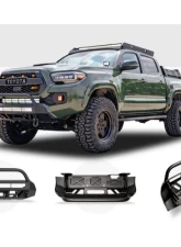 Cali Raised LED Stealth Bumper 32 Inch LED Bar Spot Beam Bumper Light Bar-Blue-Tall No 2nd LED Bar No Winch No D-Ring Toyota Tacoma 2016-2024                                     - CR3161 - Image 9