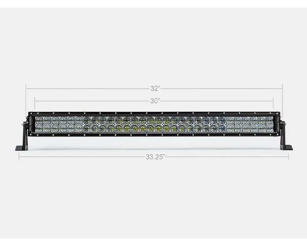 Cali Raised LED Second 32 Inch Spot Beam Light Bar with Relocation Mounts Stealth Bumper  Toyota Tacoma 2024+ - CR4063