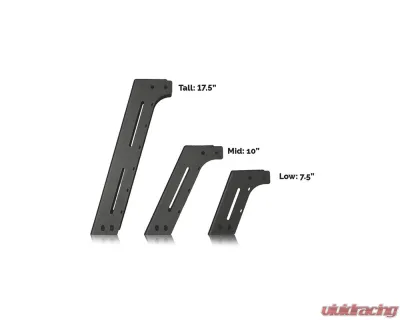 Cali Raised LED Overland Short Bed Mid Height Rack Toyota Tacoma 2024+ - CR4054