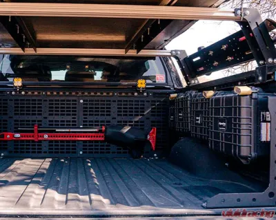 Cali Raised LED Overland Short Bed Mid Height Rack Toyota Tacoma 2024+ - CR4054