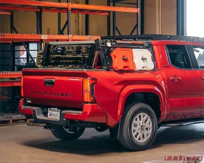 Cali Raised LED Overland Short Bed Mid Height Rack Toyota Tacoma 2024+ - CR4054