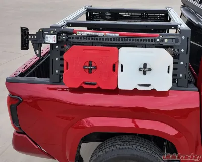 Cali Raised LED Overland Short Bed Mid Height Rack Toyota Tacoma 2024+ - CR4054