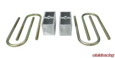 MaxTrac 2in Rear Lowering Blocks and U-Bolts Chevrolet S10 2WD 1982-2004 - 430020