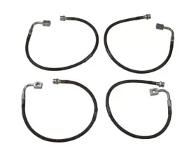 MaxTrac Front and Rear Extended Brake Line Kit Jeep Wrangler JK 2WD/4WD 2007-2018