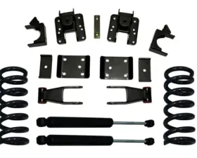 MaxTrac Extended/Crew Cab 2in/4in Lowering Coil Kit Chevrolet C/K 1500 2WD/4WD 2014-2018