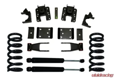 MaxTrac Extended/Crew Cab 2in/4in Lowering Coil Kit Chevrolet C/K 1500 2WD/4WD 2014-2018 - K331524-8
