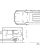 Ironman 4x4 Instant Awning With Brackets and LED 2.5m (L) x 2.5m (Out)                                     - IAWNING2.5MN - Image 4