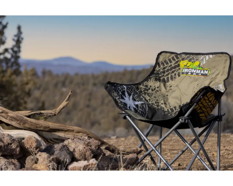 Ironman 4x4 Mid Size Low Back Camp Chair 130kg rated - ICHAIRMS