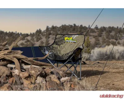 Ironman 4x4 Mid Size Low Back Camp Chair 130kg rated - ICHAIRMS