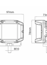 Ironman 4x4 3" Universal LED Light With Side Shooters                                     - ILEDUNI3 - Image 3
