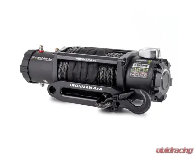 Ironman 4x4 Frontier 12,000 lb Winch w/ Synthetic Rope - IMW12000MSR