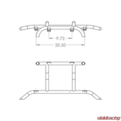 Rally Innovations Ultimate Light Bar Subaru Impreza 1998-2001 - SU-GCA-ULB-01