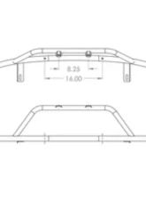 Rally Innovations Light Bar Subaru Impreza RS | WRX 2002-2003                                     - SU-GDA-RLB-01 - Image 7