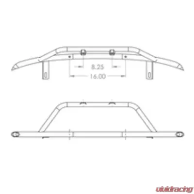 Rally Innovations Light Bar Subaru Impreza RS | WRX 2002-2003 - SU-GDA-RLB-01
