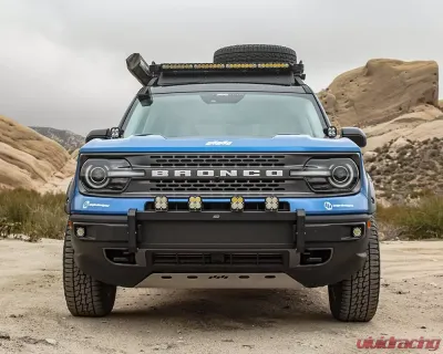 Rally Innovations Light Bar W/ Skid Guard Raw Ford Bronco Sport Badlands/First Edition 2021+ - FO-R9F-RLB-01