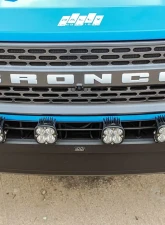Rally Innovations Light Bar W/ Skid Guard Raw Ford Bronco Sport Badlands/First Edition 2021+                                     - FO-R9F-RLB-01 - Image 5