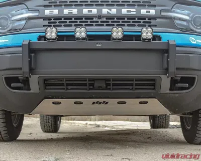 Rally Innovations Light Bar W/ Skid Guard Raw Ford Bronco Sport Badlands/First Edition 2021+ - FO-R9F-RLB-01