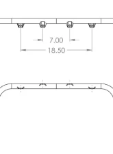 Rally Innovations Light Bar Subaru Legacy Outback 2005-2009                                     - SU-BPA-RLB-01 - Image 10