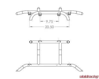 Rally Innovations Ultimate Light Bar Subaru Impreza | WRX | STI 2002-2003 - SU-GDA-ULB-01