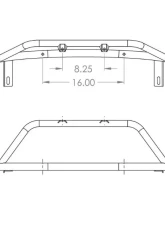 Rally Innovations Light Bar Subaru Impreza 2.0i Sport Limited | XV Crosstrek 2012-2017                                     - SU-GPA-RLB-01 - Image 9