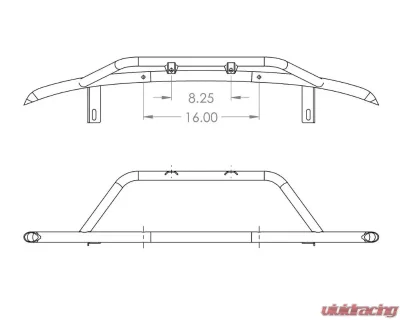 Rally Innovations Light Bar Subaru Impreza 2.0i Sport Limited | XV Crosstrek 2012-2017 - SU-GPA-RLB-01