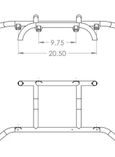 Rally Innovations Ultimate Light Bar Subaru Impreza 2.0i/Sport | XV Crosstrek 2012-2016                                     - SU-GPA-ULB-01 - Image 8