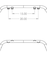 Rally Innovations Light Bar Subaru Forester (SH) 2009-2013                                     - SU-SHA-RLB-01 - Image 8