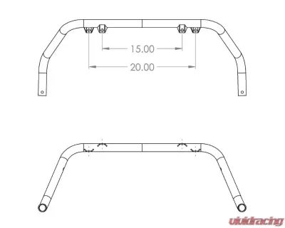 Rally Innovations Light Bar Subaru Forester (SH) 2009-2013 - SU-SHA-RLB-01