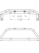Rally Innovations Textured Black Light Bar Subaru WRX 2022+                                     - SU-VBA-RLB-01 - Image 9