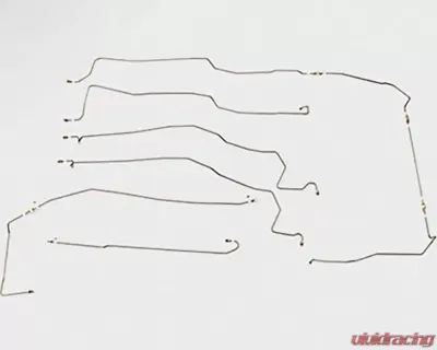 Fine Lines Stainless Complete Brake Line Kit w/ Power Disc 7/16'' Hardtop Pontiac LeMans | GTO 1967 - CBK0447SS