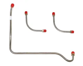 Fine Lines Pump to Carburetor Fuel Line For 70-72 Chevrolet Corvette 350CID LT1 Kit Steel