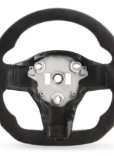 REKUDO Alcantara Wrap Steering Wheel Tesla Model 3 | Model Y 2017-2021                                     - RK950-02 - Image 3