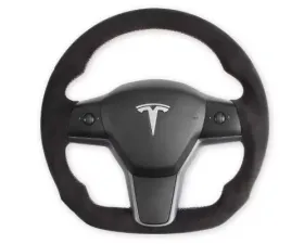 REKUDO Alcantara Wrap Steering Wheel Tesla Model 3 | Model Y 2017-2021