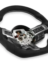 Rekudo Steering Wheel Alcantara Wrapped Heated Ford Mustang 2015-2017                                     - RK950-08 - Image 11